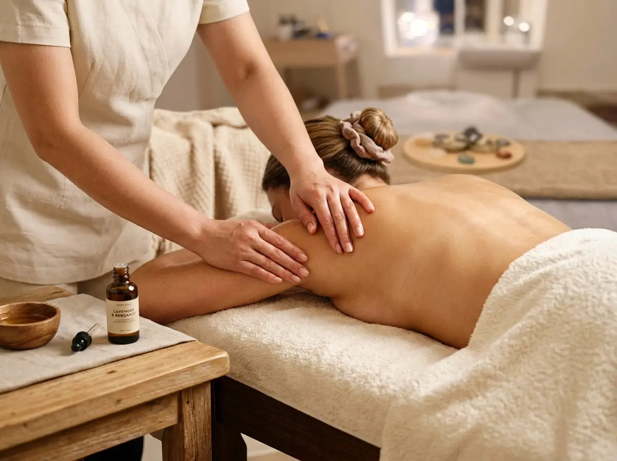 Aromatherapy massage Malta treatment room